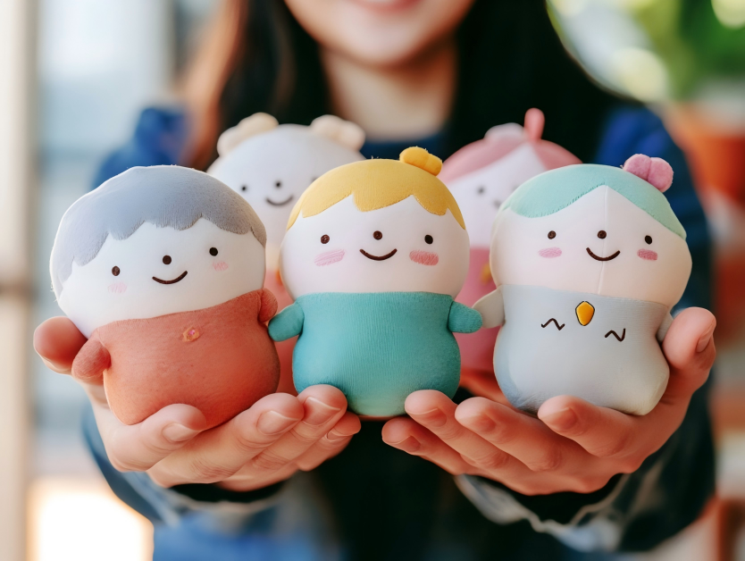 Create a plush doll as a collectible