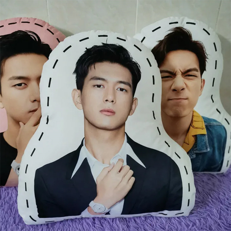 Custom na Disenyo ng Mukha na Naka-print na Pillow01